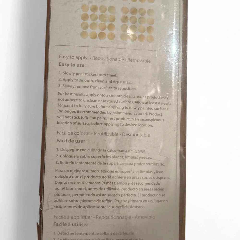 Brand new 2 boxes of 64 gold dots, 128 total